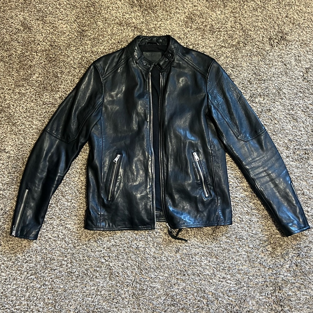 AllSaints Cora leather jacket